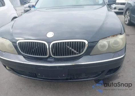 2006 BMW 750I из США, поврежденный, VIN WBAHL83536DT01280
